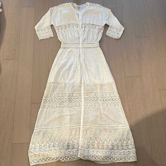 LoveShackFancy Edie Midi Shirtdress - Picture 5 of 13